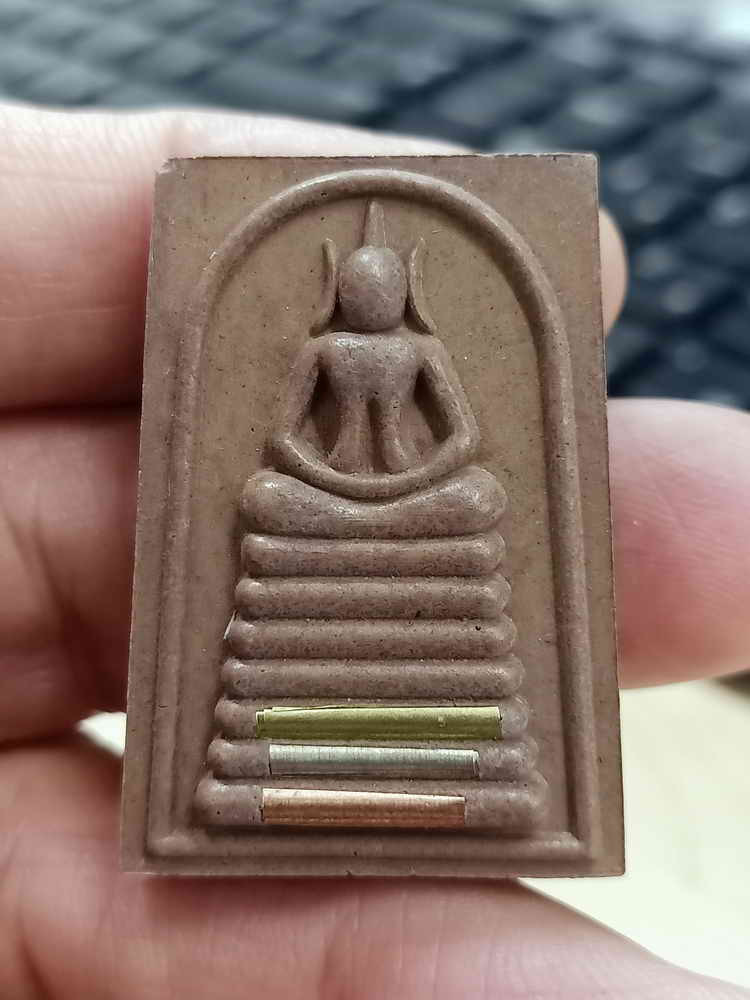 ✅2-1758 วัดใจ 100 พระสมเด็จ พิมพ์วัดระฆัง ปลดหนี้ทวีทรัพย์ สมเด็จพุฒาจารย์โต พรหฺมรํสี เนื้อดีพิธีเยี่ยม 3 วาระ หมายเลข 96 กล่องเดิม