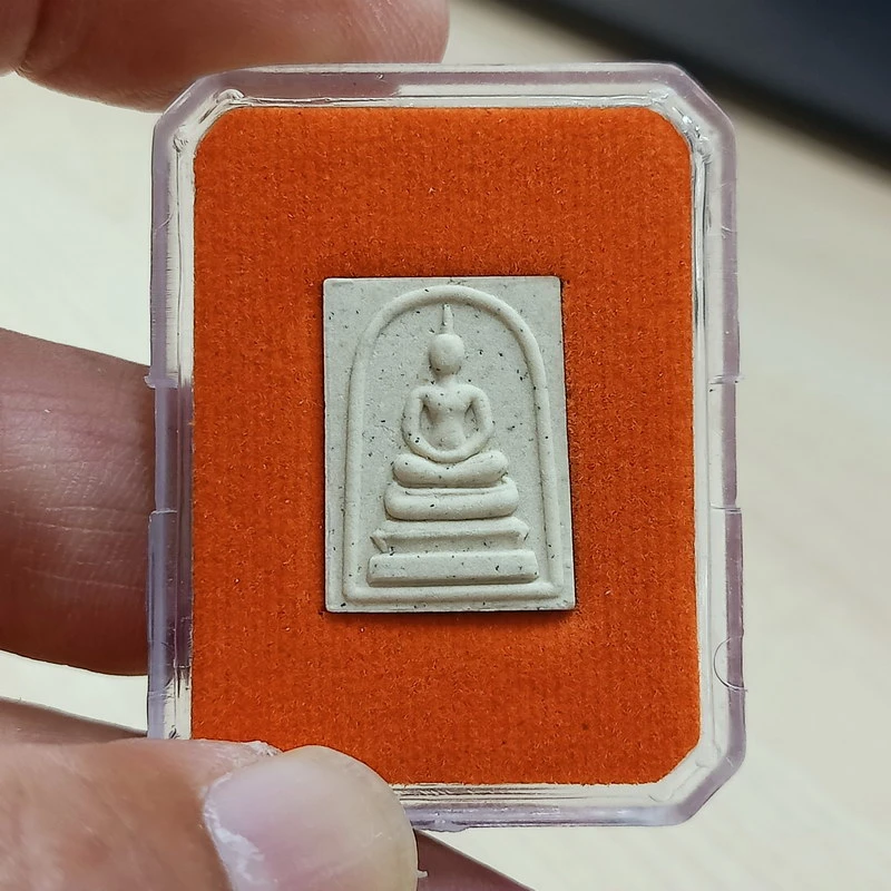 ✅1-2275 วัดใจ 50 สมเด็จพิมพ์คพแนน หลวงพ่อสมบุญ วัดลำพันบอง สุพรรณบุรี กล่องเดิม