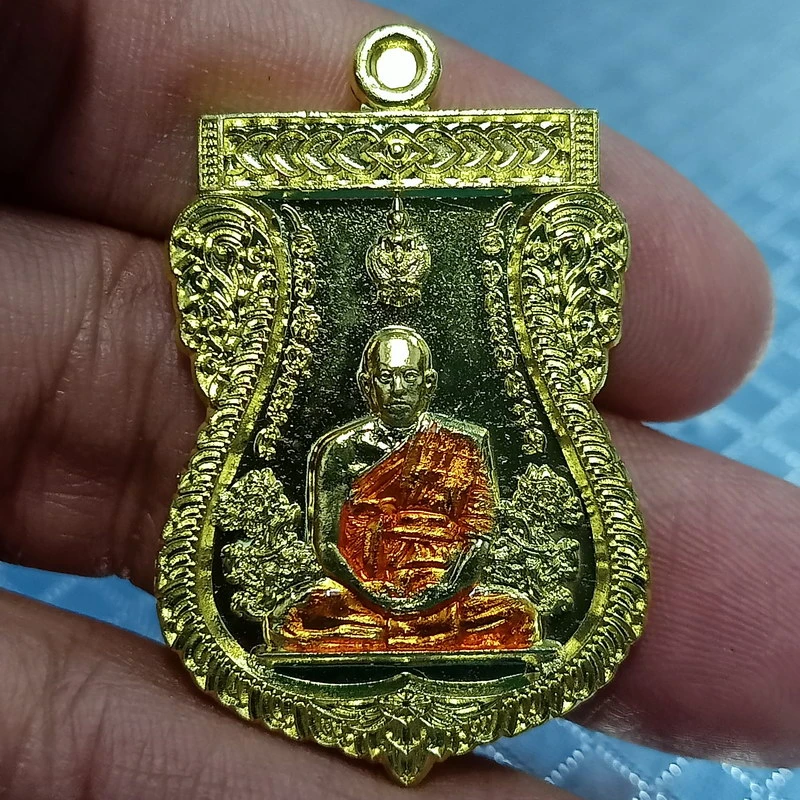 ✅1-2380 วัดใจ 100 เหรียญ 1ที่ระลึกอายุวัฒนมงคล พระครูวินัยธร(หลวงลุงสิงห์) ปราชสุขิโณ วัดสามบัณฑิต อุทัย พระนครศรีอยุธยา ทท.ลงยาจีวร