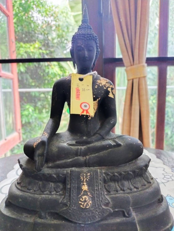 25000.-พระบูชา ภปร.ปี08 วัดบวรนิเวศวิหาร หน้าตัก 5 นิ้ว ติดที่ 1 งานนายร้อยสามพราน  เมื่อ 7ก.ค.67