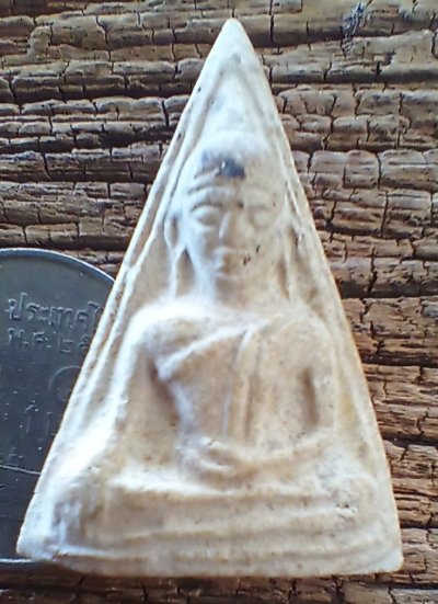 ++ พระผงนางพญา หลวงพ่อกวย วัดโฆสิตาราม (วัดบ้านแค) จ.ชัยนาท ปี18 หลังยันต์++1