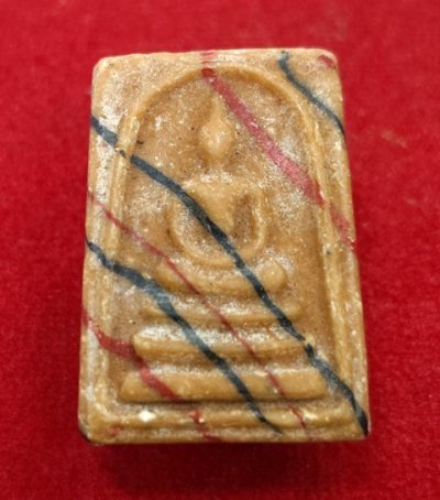 พระสมเด็จหลวงพ่อกวย พิมพ์คะแนน ปี2515 เนื้อผงน้ำมัน วัดโฆสิตาราม +พร้อมบัตรดีดีพระ