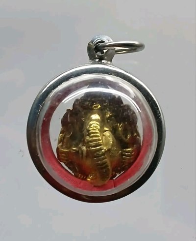 ลูกอมพระพิฆเณศวร เนื้อทองเหลือง โชคมงคล พิธีปลุกเสก ณ พระวิหารพระพุทธชินราช พิษณุโลก,อุโบสถวัดไผ่ล้อม นครปฐม (หลวงพ่อพูล)