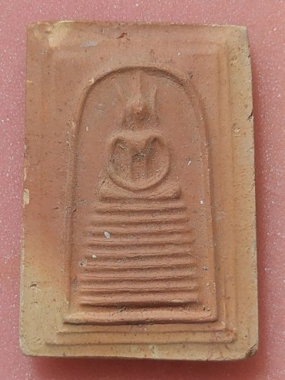 สมเด็จวัดเกศไชโย   พิมพ์สมเด็จ   7ชั้น   เนื้อดินผสมกระเบื้องหลังคาโบสถ์ พศ.2521 จ.อ่างทอง