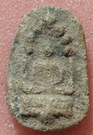 พระผงนาคปรก พระธาตุพนม วัดพระธาตุพนม อ.เมือง จ.นครพนม  พิมพ์เล็ก ที่ระลึกสมโภชพระบรมสารีริกธาตุ ปี 2518