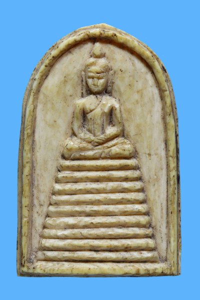 รับประกันแท้!!! ออกบัตรได้ทุกรายการ///พระสมเด็จหลวงพ่อกวย รุ่นผูกพัทธสีมา พิมพ์ 9 ชั้น ปี 2515- 2521 เนื้องาแกะ วัดโฆสิตาราม จ.ชัยนาท