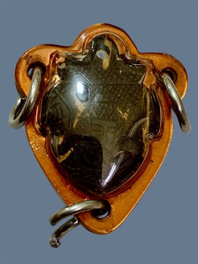 กะลาพระราหูหลวงพ่อพุฒ วัดกลางบางพระยุคแรก