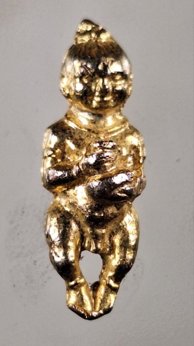 เคาะเดียว...กุมารทองหลวงพ่อกวย ชุตินฺธโร วัดโฆสิตาราม จ.ชัยนาท รุ่นพิธีฝังลูกนิมิต ปี2521 พิมพ์เล็ก