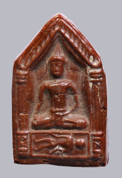 พระขุนแผน หลวงพ่อโอ พิมพ์พรายกุมาร ปี 2506 เนื้อคลั่งผสมว่าน วัดหางน้ำหนองแขม จ.นครสวรรค์ น่าบูชามากๆ+บัตร DDpra