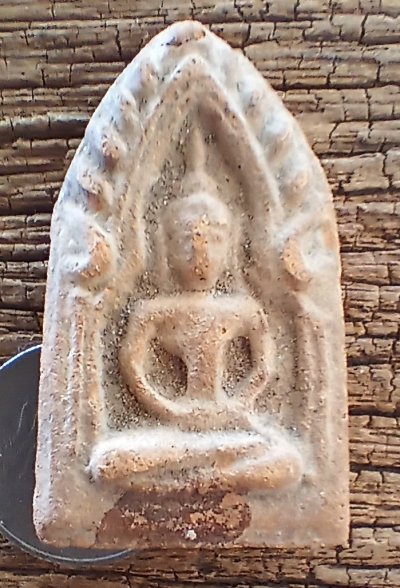 ++ ขุนแผนปลัดทวี หลังลายผ้า วัดบ้านกร่าง ปี 2490 หลวงพ่อมุ่ย อ.นำ (เสก)++1