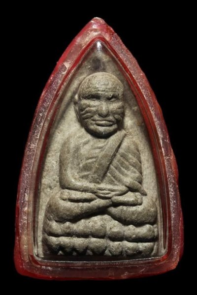 500.-หลวงปู่ทวด เนื้อเทา พร้อมเลี่ยม