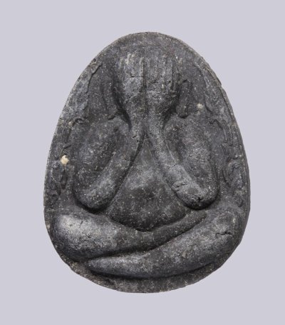 พระปิดตานกข้าง หลวงปู่โต๊ะ ปี 2535 พิมพ์ใหญ่ เนื้อผงใบลาน วัดถ้ำสิงโตทอง จ.ราชบุรี + บัตรดีดี  a56