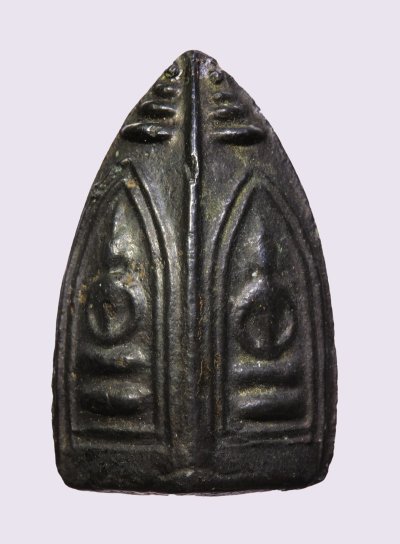 พระพรหมสี่หน้า หลวงพ่ออี๋ ปี 2484 เนื้อเมฆพัตร วัดสัตหีบ จ.ชลบุรี +บัตร DDpra  a60