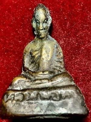 รูปหล่อหลวงพ่อทบ พิมพ์หัวไม้ขีด  วัดชนแดน จ.เพชรบูรณ์  พ.ศ. ๒๕๐๕