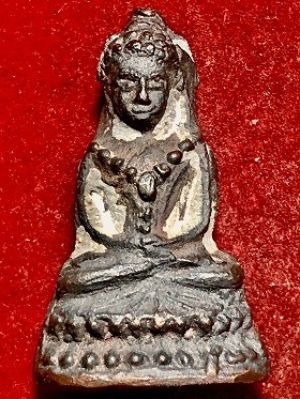 องค์หล่อโบราณพระร่วงนั่งพิมพ์สองหน้า  ไม่ทราบที่