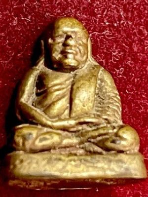 รูปหล่อหลวงพ่อเงิน วัดบางคลาน พิมพ์เล็ก  หลวงพ่อเปรื่อง สรัาง  พ.ศ.๒๕๒๘