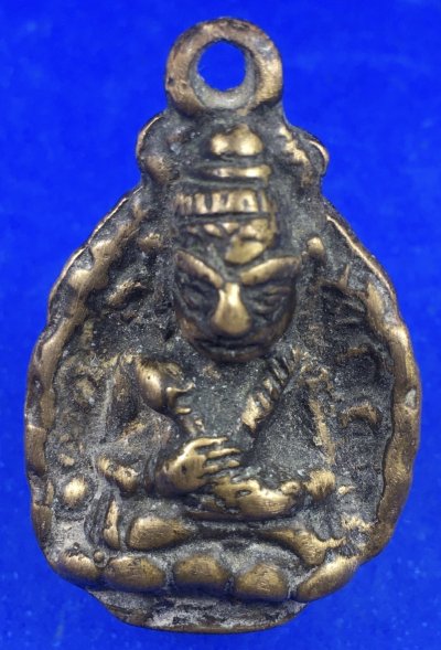 พระอุปคุตหลวงพ่ออิ่ม วัดหัวเขา ปี2470 เนื้อทองผสม จ.สุพรรณบุรี