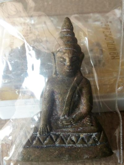 600.-พระหล่อหลวงพ่อโตรุ่นกรุแตก วัดบางพลีใหญ่ใน จ.สมุทรปราการ องค์ที่ 7