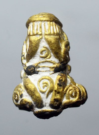 พระปิดตา เหนือดวง หลวงพ่อทอง วัดบ้านไร่ ปี67 เนื้อสัมฤทธิ์ ตอกเลขโค้ด เลข 8480