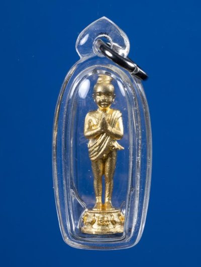 200.-ไอ้ไข่ เนื้อกะไหล่ทอง พร้อมเลี่ยม สูง3ซม.