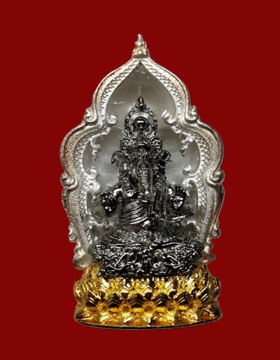 3000.- พระพิฆเนศ หัวใจพระคเณศ บ้านธุลีดิน ศิลป์แห่งสยาม ปี2561 เนื้อเงินอิตาลี รมซาตินปัดเงา