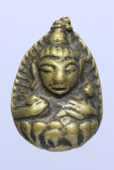 พระอุปคุต หลวงพ่ออิ่ม ปี 2470 - ปี 2480 เนื้อโลหะผสม วัดหัวเขา จ. สุพรรณบุรี + บัตรรับประกันพระแท้ ครับ  a68