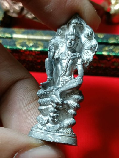 รูปหล่อลอยองค์พ่อจตุคามรามเทพ รุ่นโคตรเศรษฐี ปี2549 เนื้อแร่โคตรเศรษฐี วัดบรมธาตุ จังหวัดนครศรีธรรมราช