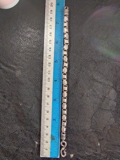 1500.-สร้อยข้อมือเงิน มือสองน้ำหนัก 25.1 กรัม