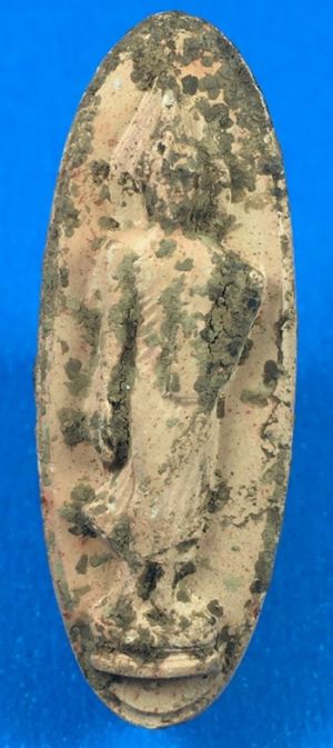 @@@เคาะแรก200บาท@@@พระฉลอง 25 พุทธศตวรรษ เนื้อดิน ปี 2500 พร้อมกล่อง สภาพสวย องค์ที่2