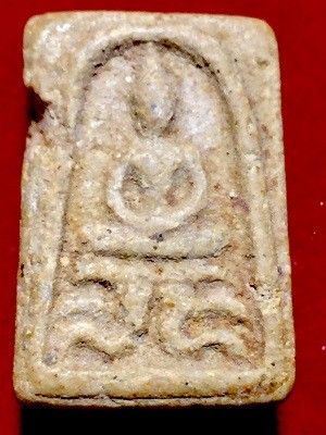 พระพุทธเนื้อดินผงพิมพ์เล็ก  ไม่ทราบที่