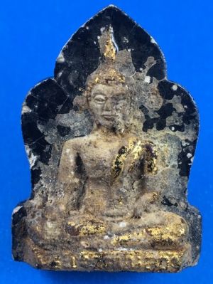 @@@เคาะแรก200บาท@@@พระพิมพ์พระเจ้าตนหลวง หลังชวด เนื้อผงลงรักปิดทอง วัดชิโนรส กทม. ปี 2512พิธีใหญ่ ลพ.กวย ,ลพ.พรหม,ลป.โต๊ะ ร่วมปลุกเสก