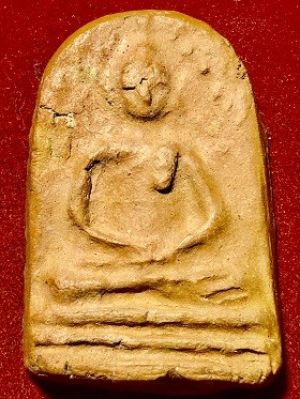 พระเนื้อดินเผาพิมพืเล็บมือ วัดคูบัว จ.ราชบุรี