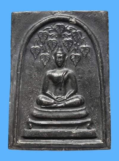 รับประกันแท้!!! ออกบัตรได้ทุกรายการ///พระสมเด็จปรกโพธิ์ 9 ใบ หลวงพ่อกวย หลังพระพุทธชินราช พิมพ์จัมโบ้ ปี 2500 - ปี 2515 เนื้อดิน วัดโฆสิตาราม จ.ชัยนาท