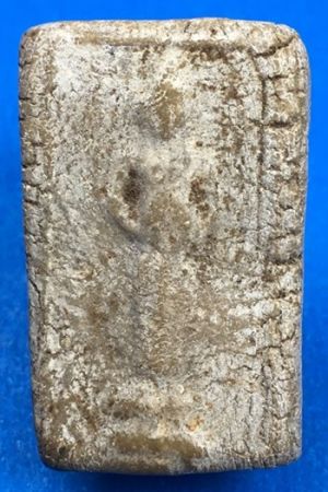 @@@เคาะแรก400บาท@@@พระปางยืนอุ้มบาตร (วันพุธ) เนื้อผงน้ำมัน วัดชนะสงคราม ปี 2491 กทม.