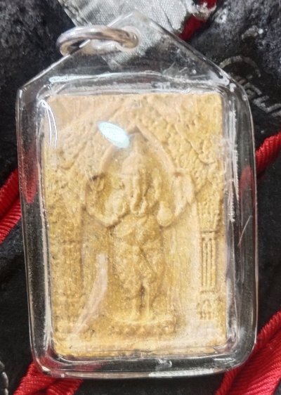 พระพิฆเนศวร เนื้อผงศักดิ์สิทธิ์ ปี 2554 รุ่นแรก พิธีเปิดศาลห้วยขวาง-รัชดา กรุงเทพ