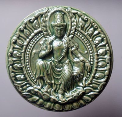 เสวยสุข 50 กระเบื้องเคลือบมุกสีเขียว