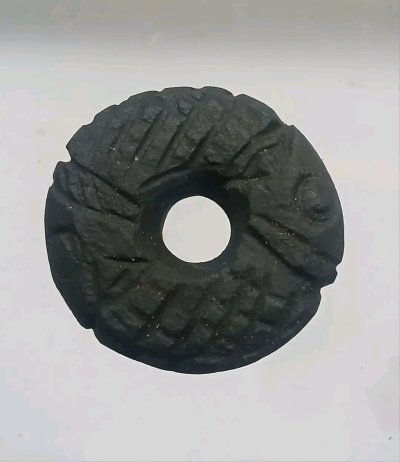 บ่วงนาคบาศ (งูกินหาง) เนื้อหินนาคกระสวย ของล้านนา