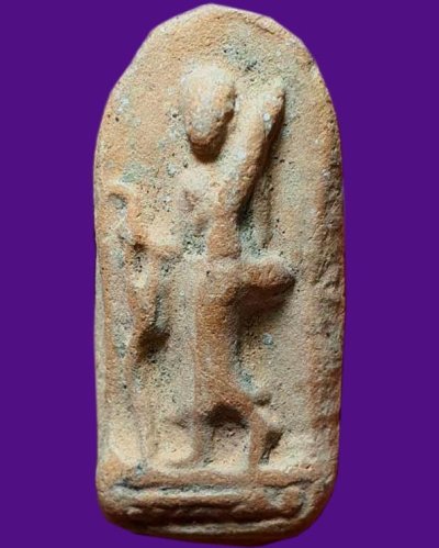 พระสิวลี ใบมะยม หลวงพ่อกวย วัดโฆสิตาราม เนื้อดิน