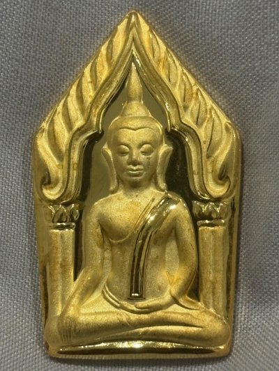 พระขุนแผน กุมารสมบัติ หลวงพ่อพูล วัดไผ่ล้อม จ.นครปฐม เนื้อทองไมครอน ปี 2548  พร้อมกล่องเดิม