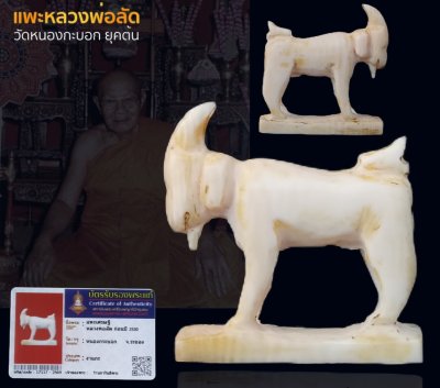 แพะงาแกะ"ลพ.ลัด"วัดหนองกระบอก ส่วนมากพบเจอแต่เขา โชคลาภมหาเสน่ห์+บัตร#