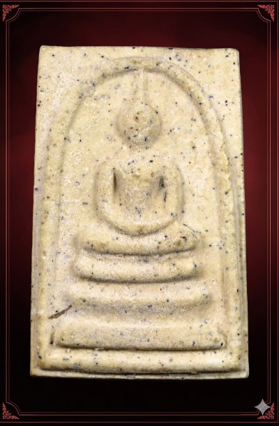 พระสมเด็จ หลวงพ่ออิฏฐ์ วัดจุฬามณี ปี 2533 หลังมีตราปั๊มยันต์แดง มวลสารดี พิธีดี สภาพสวยเดิม