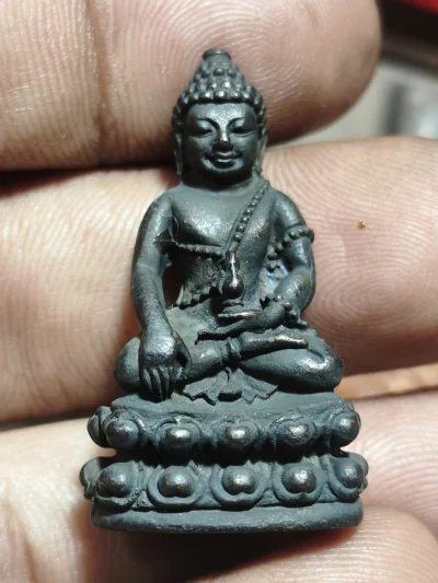 พระกริ่งหลวงปู่สิน วัดถ้ำผาปล่อง จ.เชียงใหม่ เนื้อนวะโลหะ ปี 2532