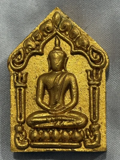 ขุนแผนพรายกุมาร ก๊งเตื่อง เตชปญโญ หลังมวลสาร ตะกรุดเงิน  แพะเขาควายเผือก หนุมาน ปรกมะขาม พระปิดตา จีวร พลอย เกศา พร้อมกล่องเดิม หมายเลข 140