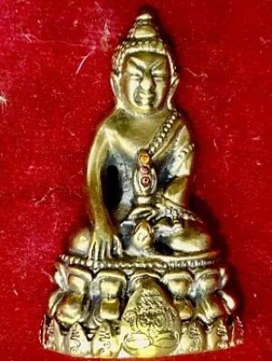 กริ่งใหญ่มนต์พระกาฬ หลวงปุ่หมุน ฐิตสีโล รุ่นแรก ๒๕๔๓ กรรมการ วัดบ้านจาน  ในกล่องกำมะหยี่สวยเดิม