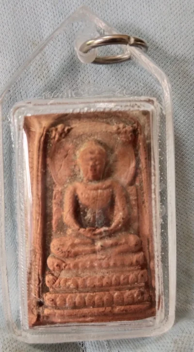 พระคันธราชเนื้อดินเผา ไม่ทราบที่พร้อมเลี่ยม