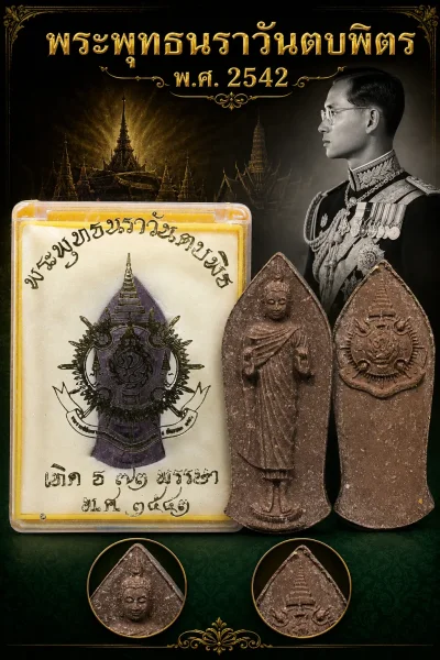 พระพุทธนราวันตบพิธ เฉลิมฉลองพระชนมมายุ 72 พรรษา  รัชกาลที่ 9 ปี พ.ศ. 2542