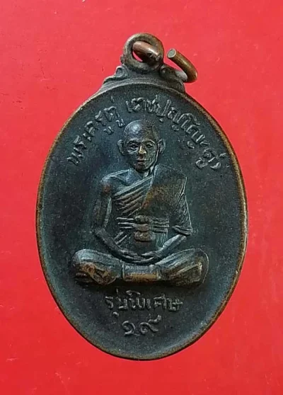 เหรียญปี19 พระครูตู่ วัดหนองใหญ่ ชลบุรี