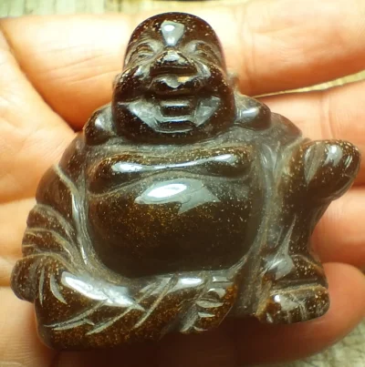 พระสังกัจจายน์แกะจากหิน ตาเสือ