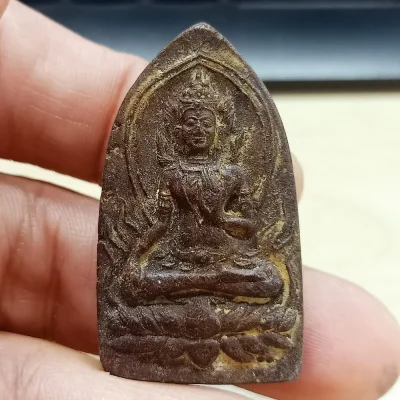 ✅DP119 วัดใจ 50 พระผ.งยาวาสนาจินดามณี หลังจารยันต์เฑาะว์มหาพรหม หลวงปู่บุญ ขันธโชติ (พระพุทธวิถีนายก) วัดกลางบางแก้ว นครปฐม เนื้อผงยาจินดามณี แห้ง หอม พิมพ์โบราณ