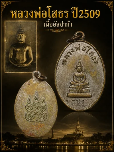 150.- เหรียญหลวงพ่อโสธร ปี2509 รุ่น วปร  เนื้ออัลป้าก้าชุบนิเกิ้ล